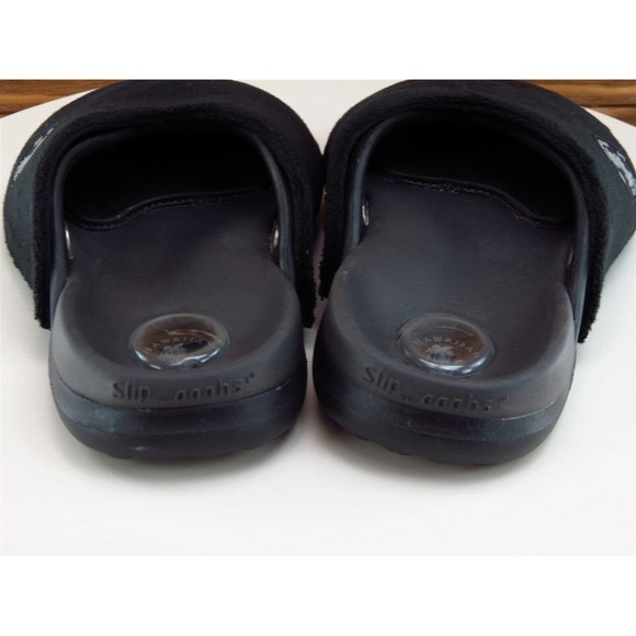 Hawaiian Jelly Size 6 M Women Sandal Flip Flop Black Synthetic - Picture 7 of 10